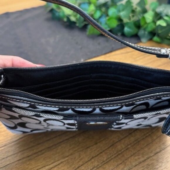COACH Signature C Print Wristlet - Picture 10 of 15